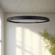Halo LED 71.63 inch Black Pendant Ceiling Light