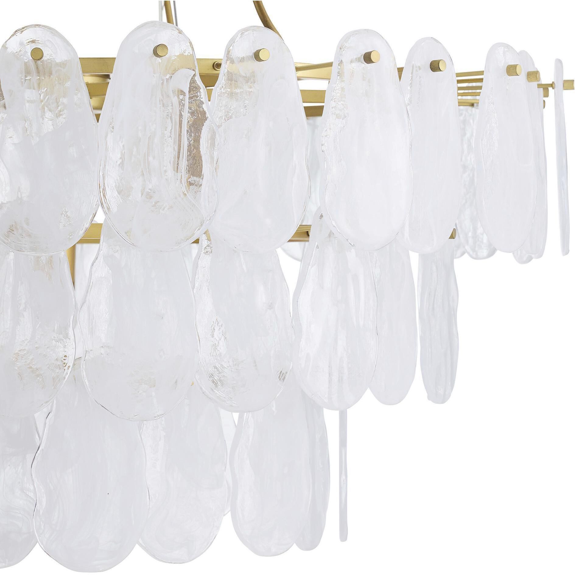 Leon 7 Light 38 inch Antique Brass Chandelier Ceiling Light, Large