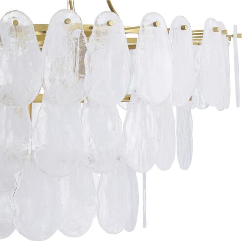 Leon 7 Light 38 inch Antique Brass Chandelier Ceiling Light, Large