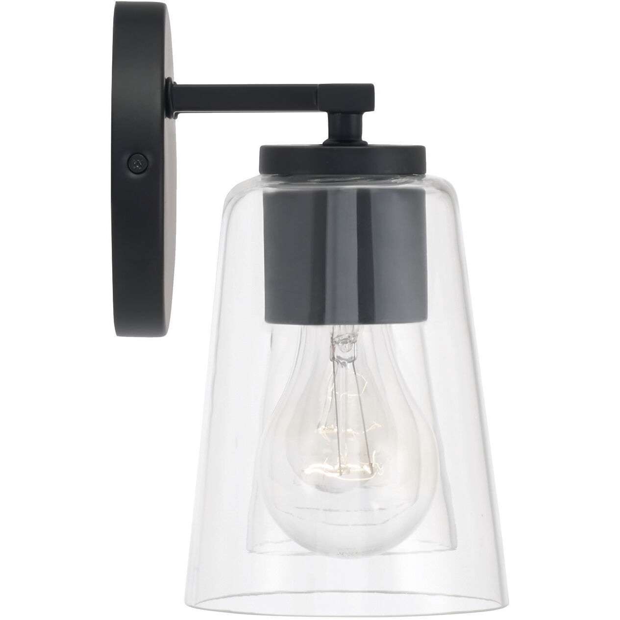 Portman 3 Light 25 inch Matte Black Vanity Light Wall Light