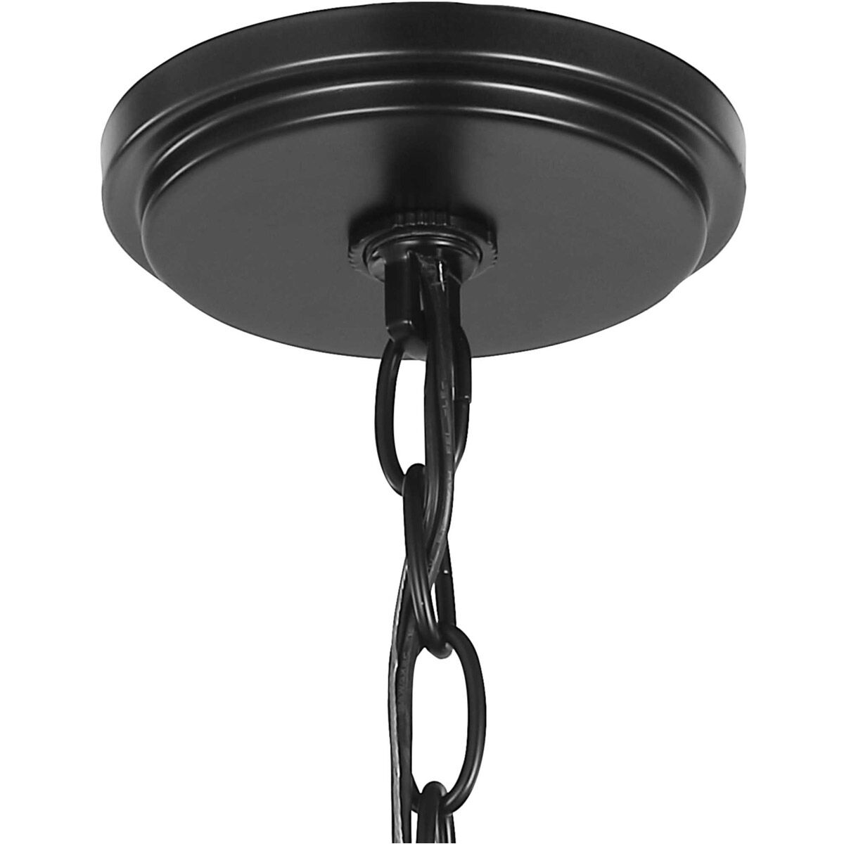 Bonita 6 Light 31 inch Matte Black Foyer Chandelier Ceiling Light, Design Series