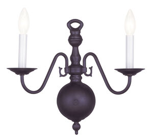 Williamsburgh 2 Light 12.75 inch Wall Sconce