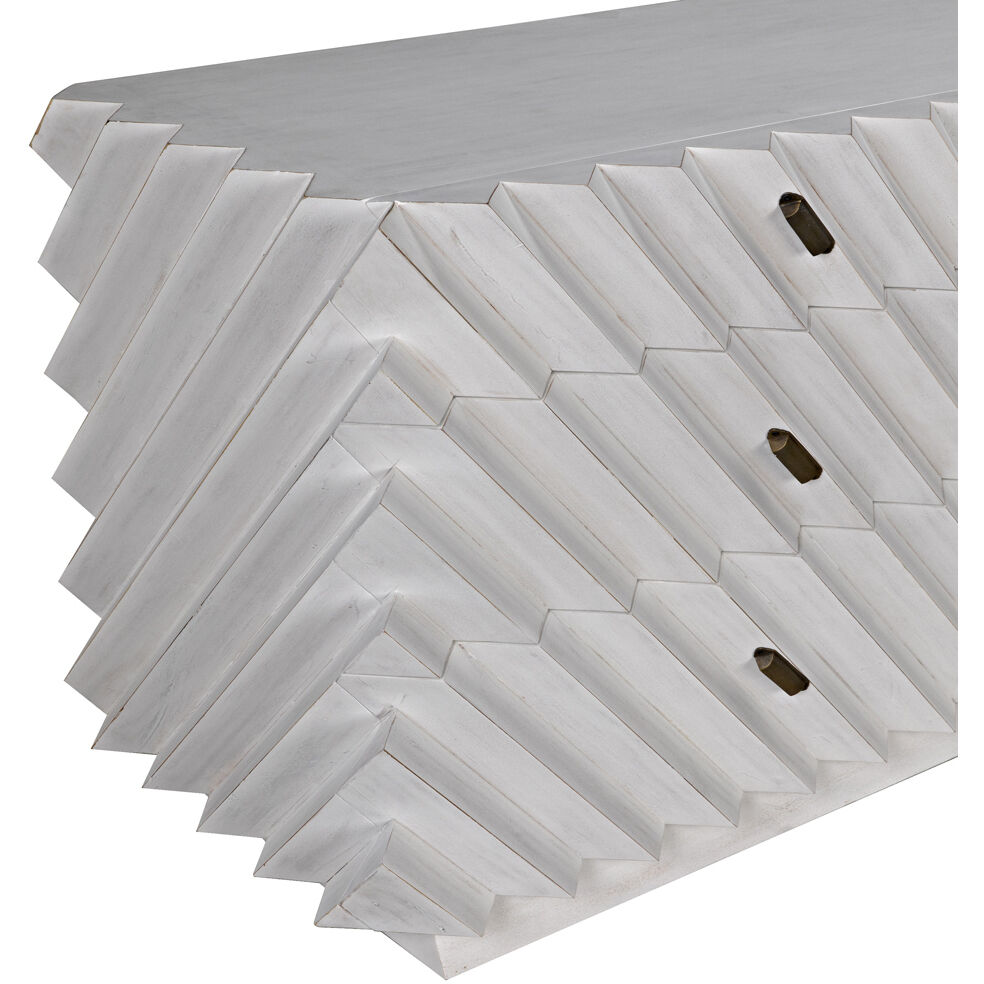 Hikaru White Wash Dresser