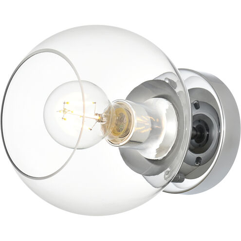 Rogelio 1 Light 7 inch Chrome Bath Sconce Wall Light