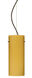 Stilo LED Bronze Pendant Ceiling Light in Vanilla Matte Glass