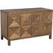 Quadrant 52 X 23 inch Dark Walnut Sideboard, 2 Door