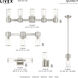 Quincy 5 Light 35.5 inch Brushed Nickel Vanity Wall Sconce Wall Light, Large