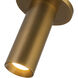 Mason LED 2.25 inch Vintage Brass Semi Flush Mount Ceiling Light