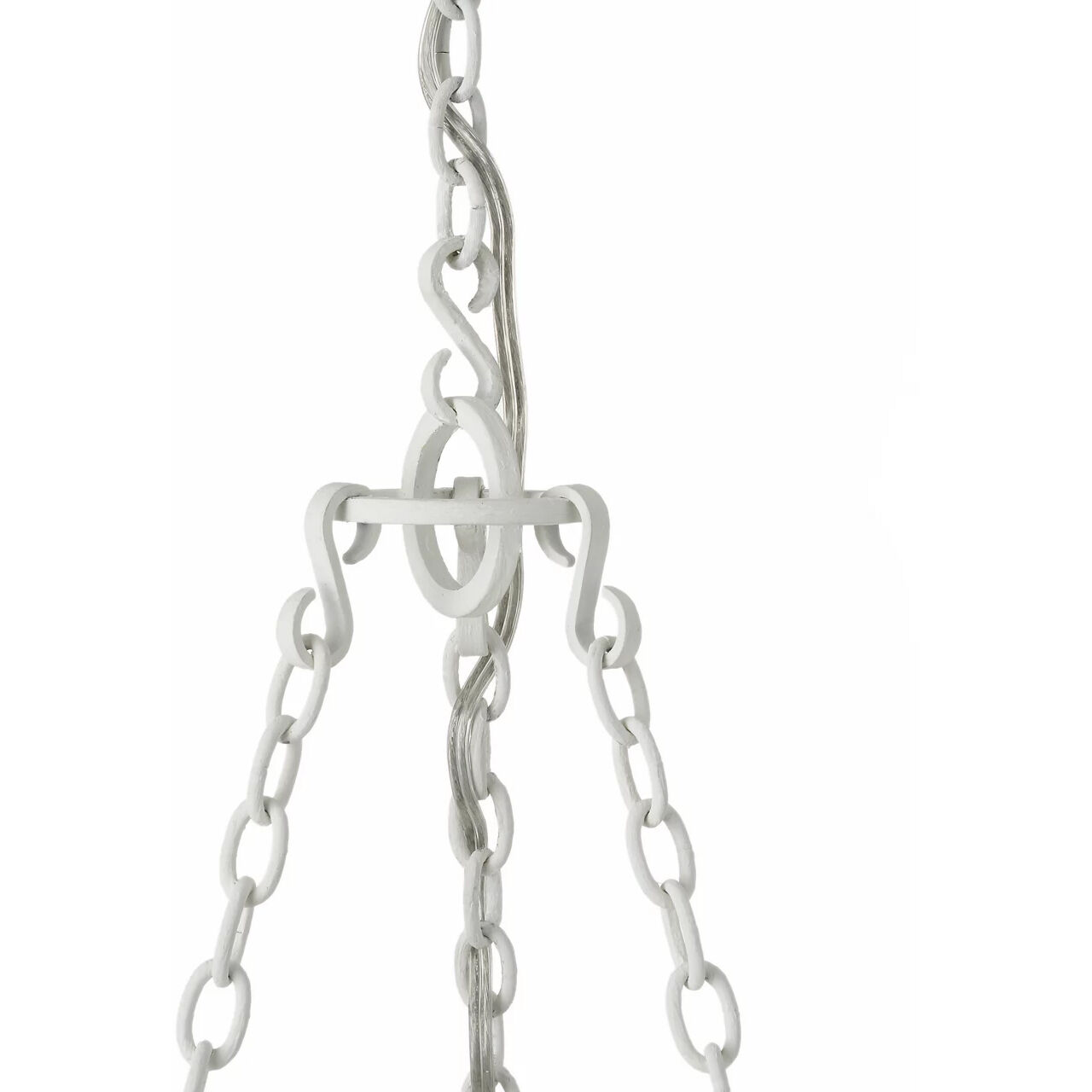 Marie Flanigan Sinclair LED 26 inch Plaster White Sculpted Chandelier Ceiling Light