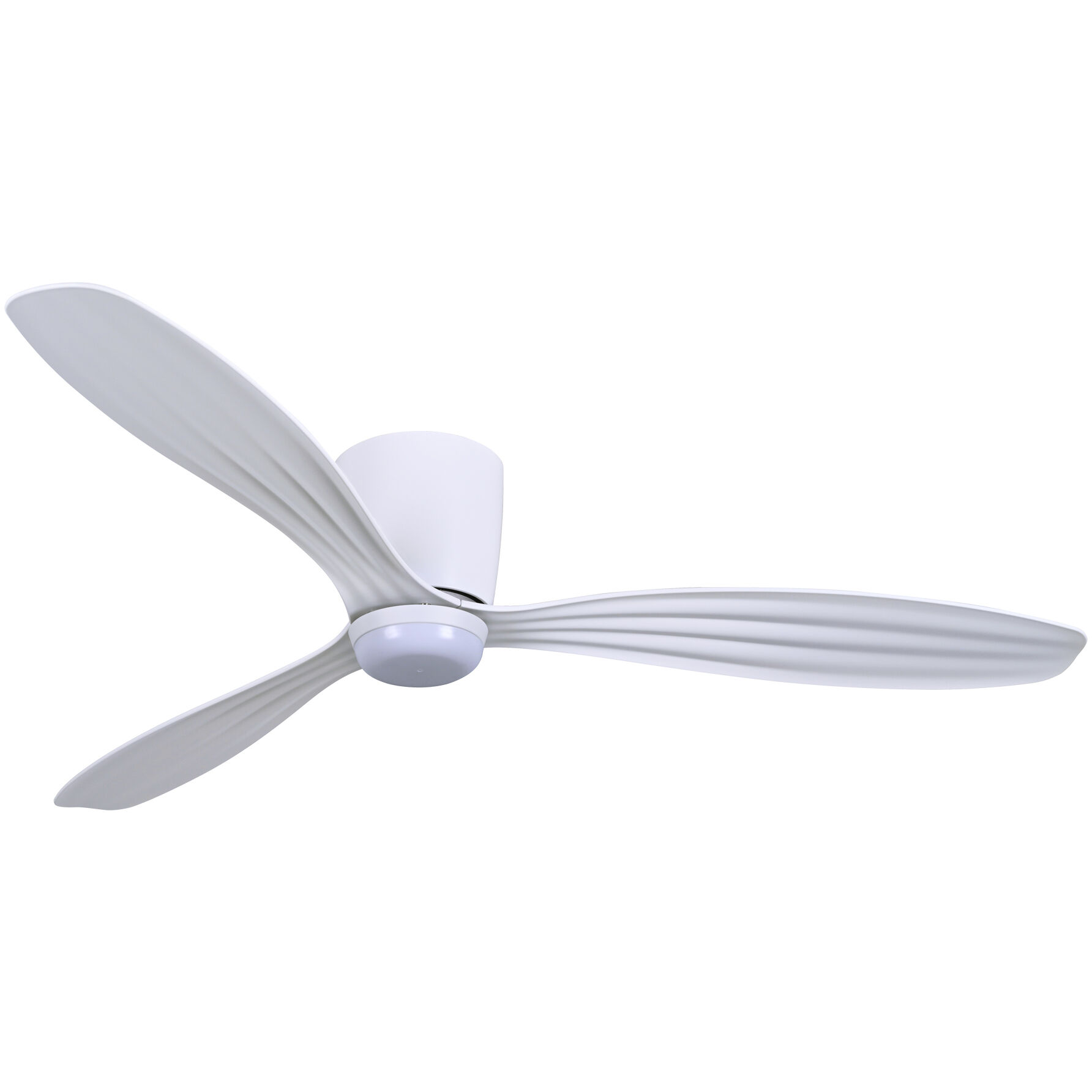 Ventiara 52 inch Flat White Flush Mount Indoor/Outdoor Ceiling Fan