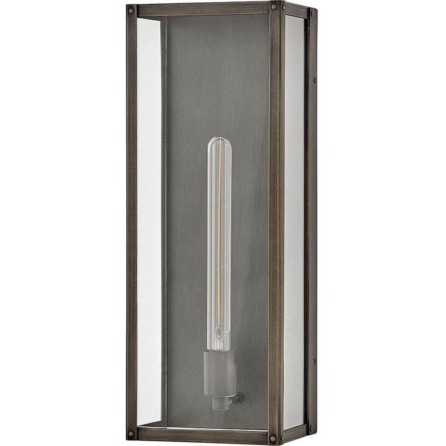 Estate Series Max 1 Light 20 inch Burnished Bronze Outdoor Wall Mount Lantern