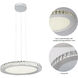 Canada LED 20 inch Clear Pendant Ceiling Light