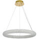 Bowen 1 Light 24 inch Satin Gold Chandelier Ceiling Light