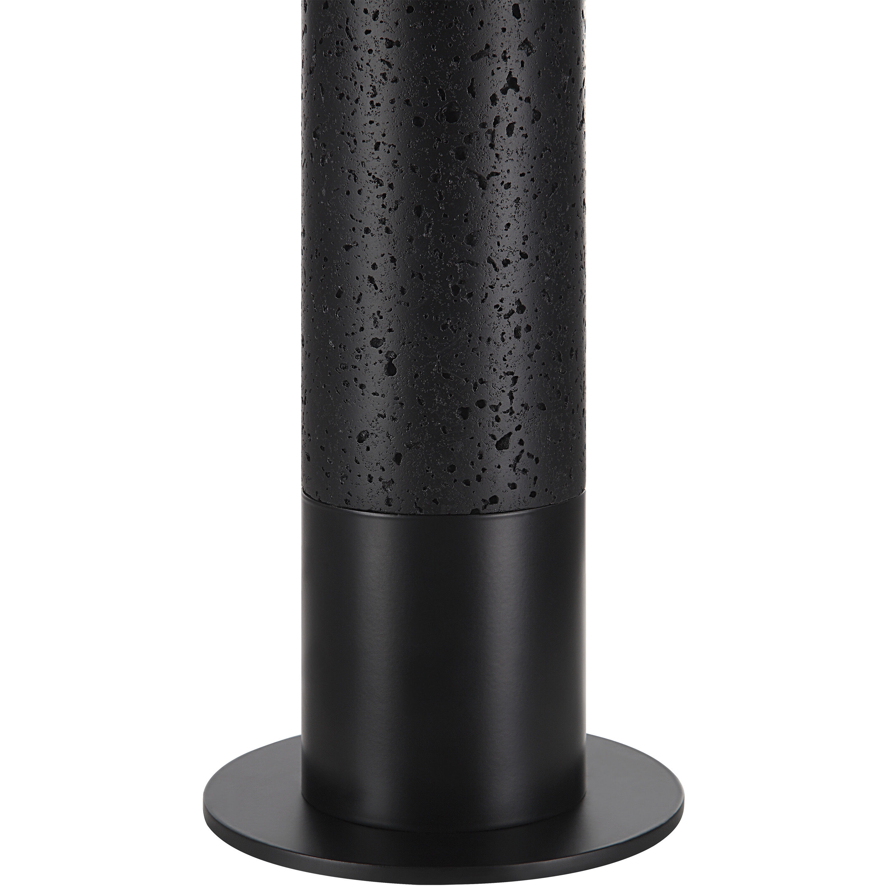 Kampen 27.75 inch 100 watt Matte Black Table Lamp Portable Light