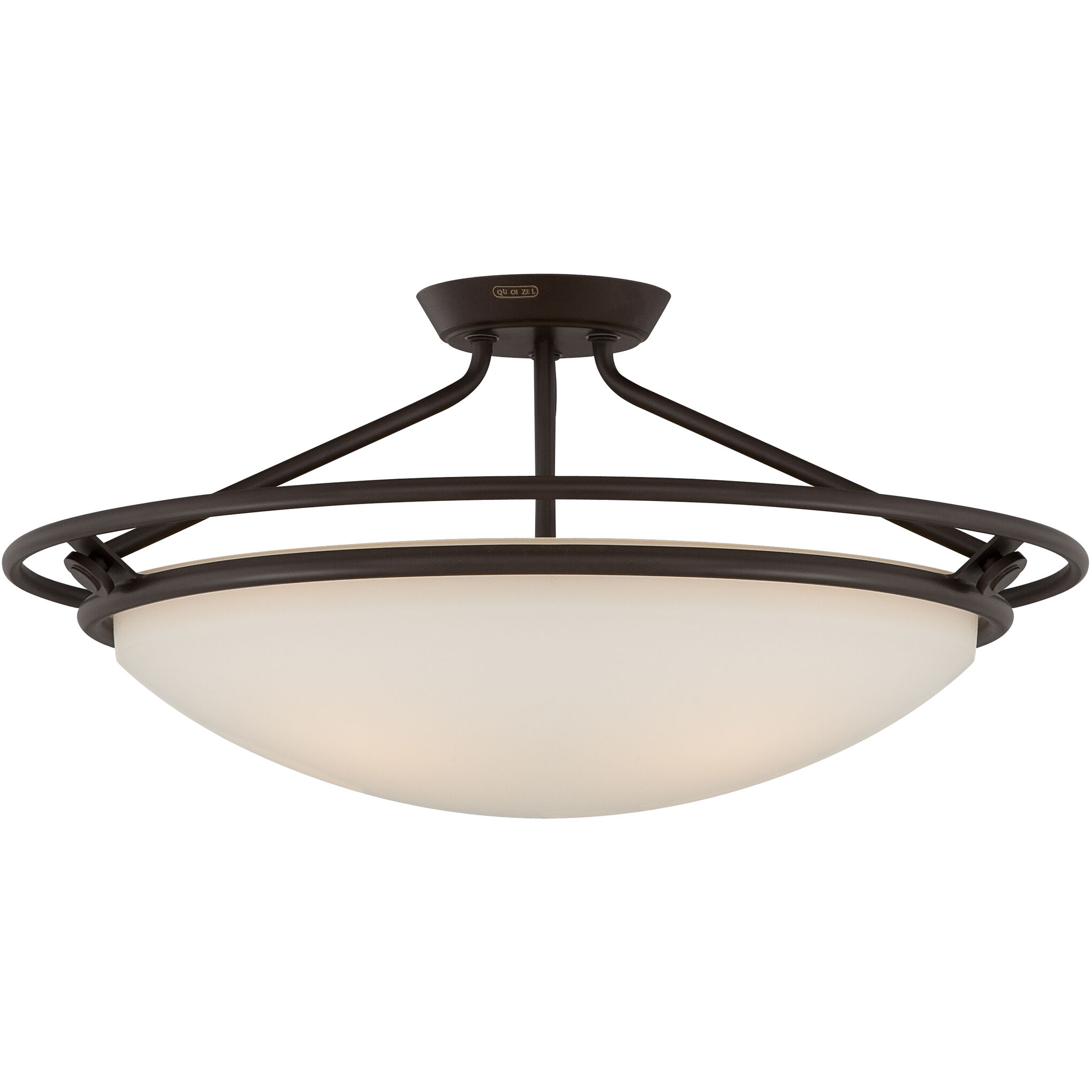 Quoizel semi shop flush mount