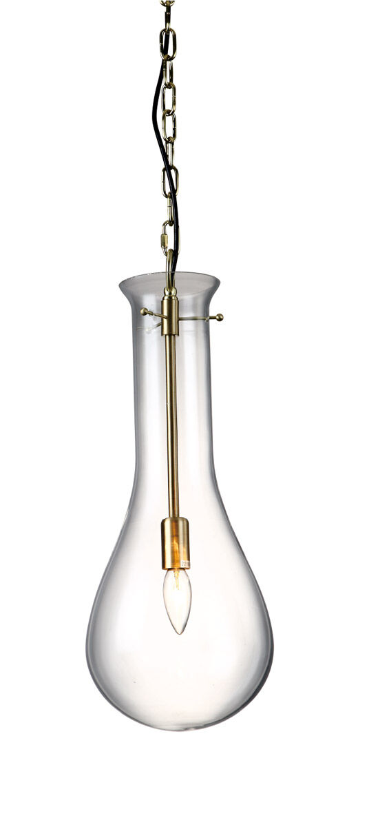 DU Series Satin Nickel Pendant Ceiling Light, Satin Gold Frame