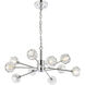 Graham 10 Light 30 inch Chrome Pendant Ceiling Light