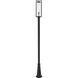 Dunbroch 1 Light 121.75 inch Black Outdoor Post Mounted Fixture