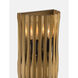 Aven 4 Light 6.75 inch Sand Coal Black and Legacy Brass ADA Wall Sconce Wall Light