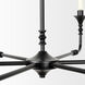 Gabriel 47.25 inch Black Chandelier Ceiling Light