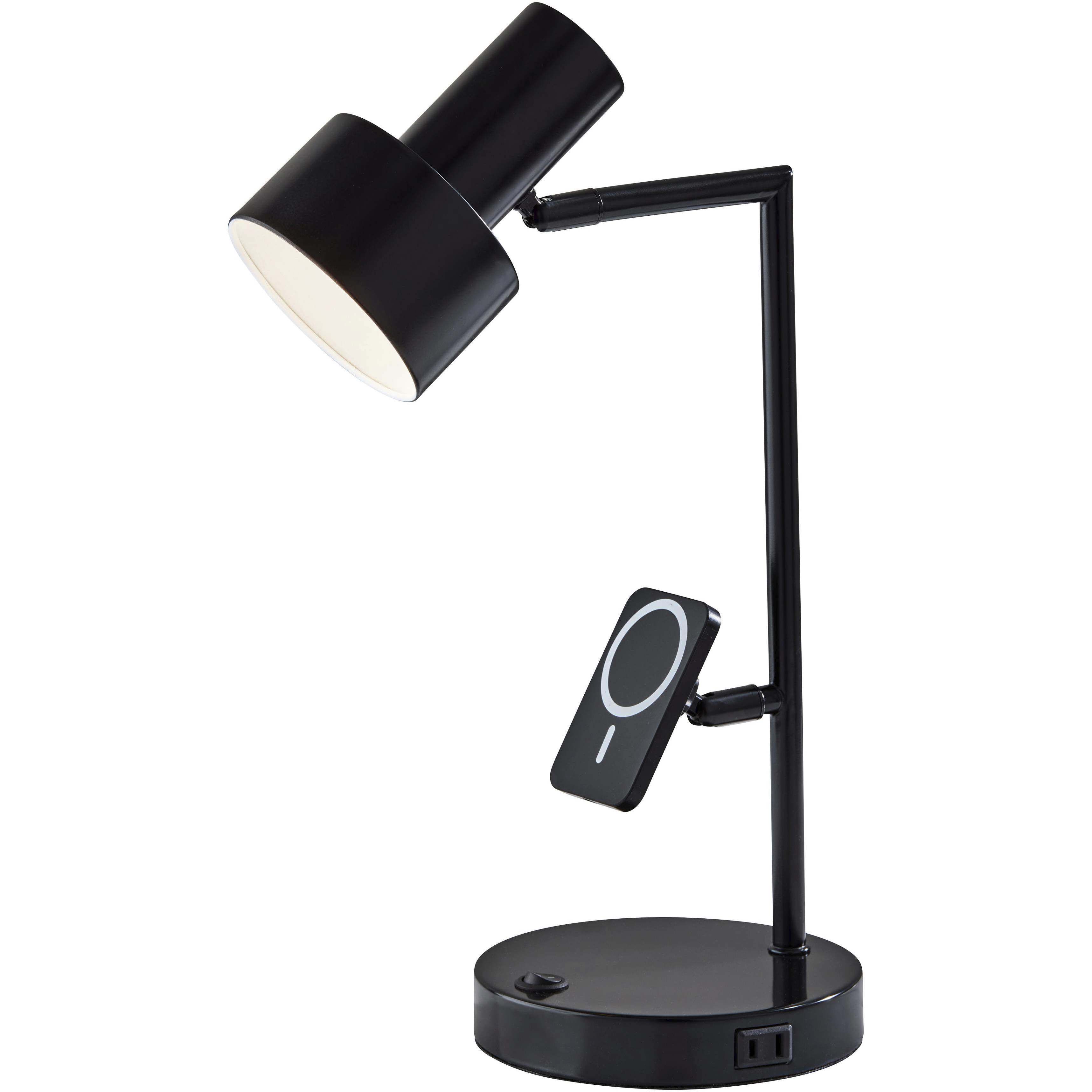 Rowe 19 inch 60.00 watt Black Supercharger Desk Lamp Portable Light