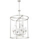 Katerina 9 Light 28 inch Brushed Nickel Chandelier Ceiling Light