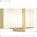 High Rise LED 8.5 inch Legacy Brass Bath Bar Wall Light