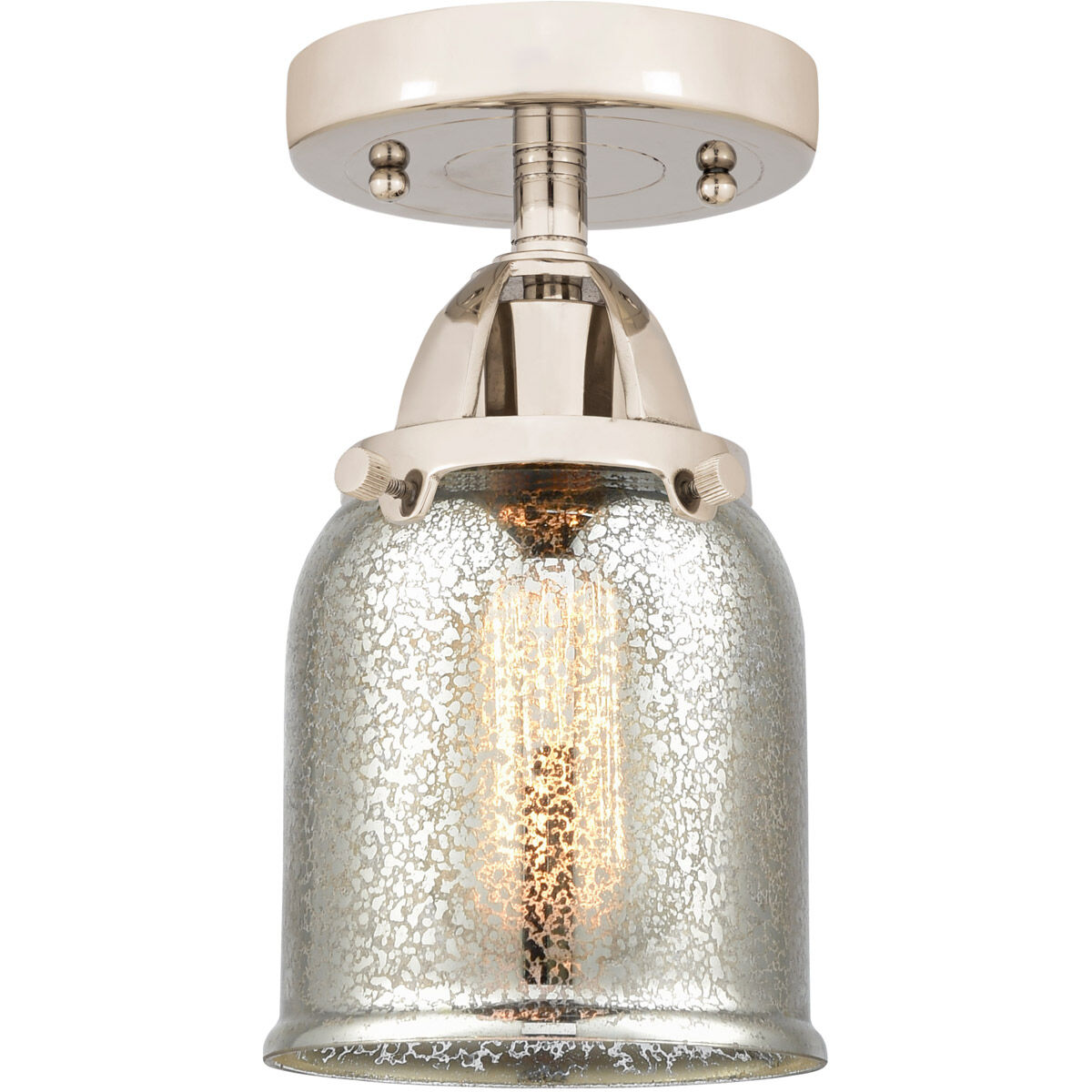 Mercury glass flush mount hotsell ceiling light