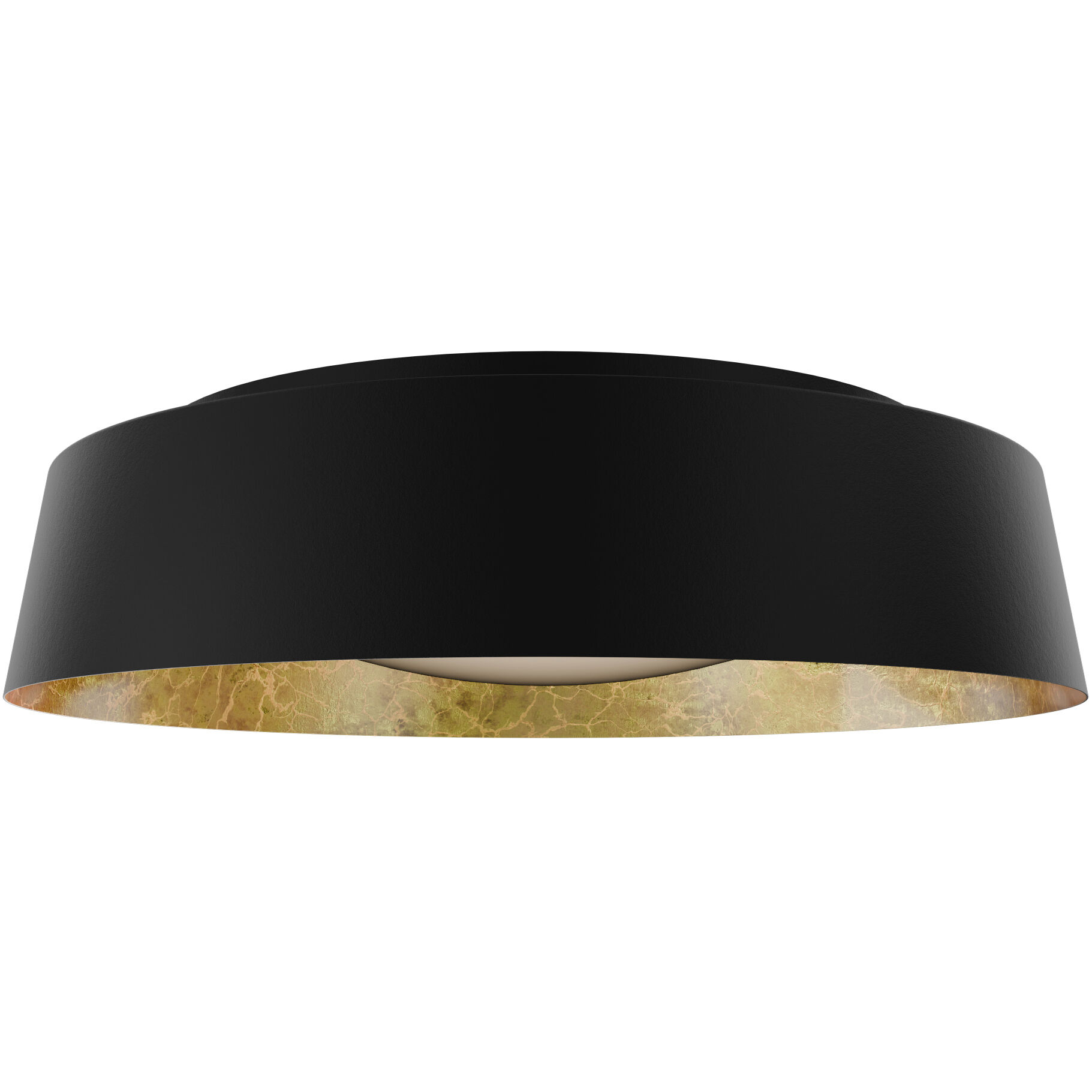 Gilt LED 22 inch Bronze Gold Leaf Indoor Ceiling Lighting