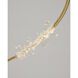 Canada LED 4.7 inch Gold Chandelier Ceiling Light