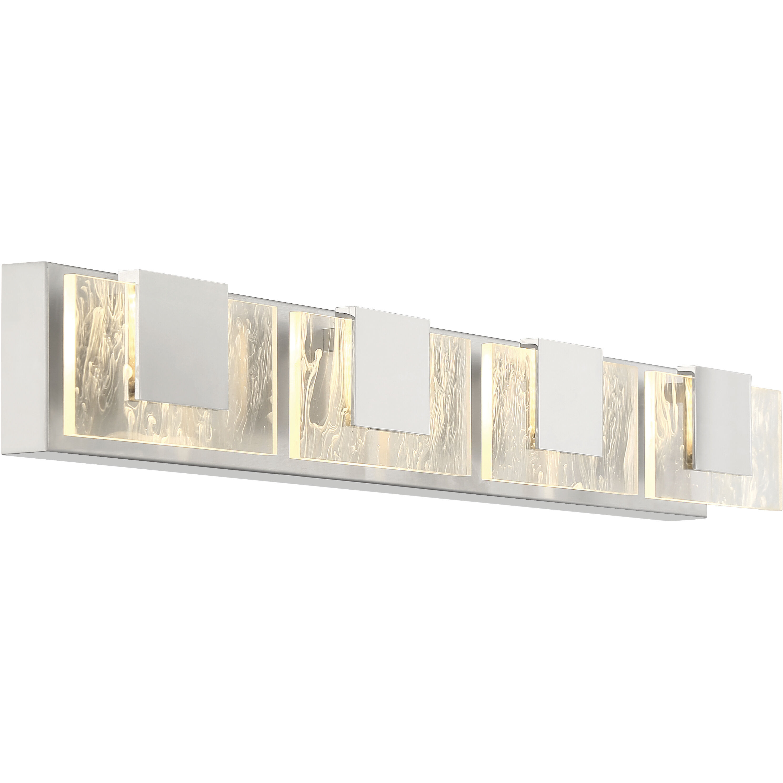 Kasha LED 37 inch Chrome Vanity Light Wall Light