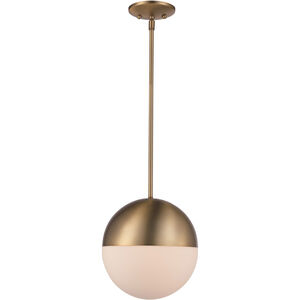 Expedition 1 Light 8 inch Satin Gold Pendant Ceiling Light