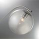 Roden 61 inch 25.00 watt Black Floor Lamp Portable Light in Brushed Nickel / Smoke