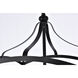 Janet 4 Light 15 inch Black Pendant Ceiling Light