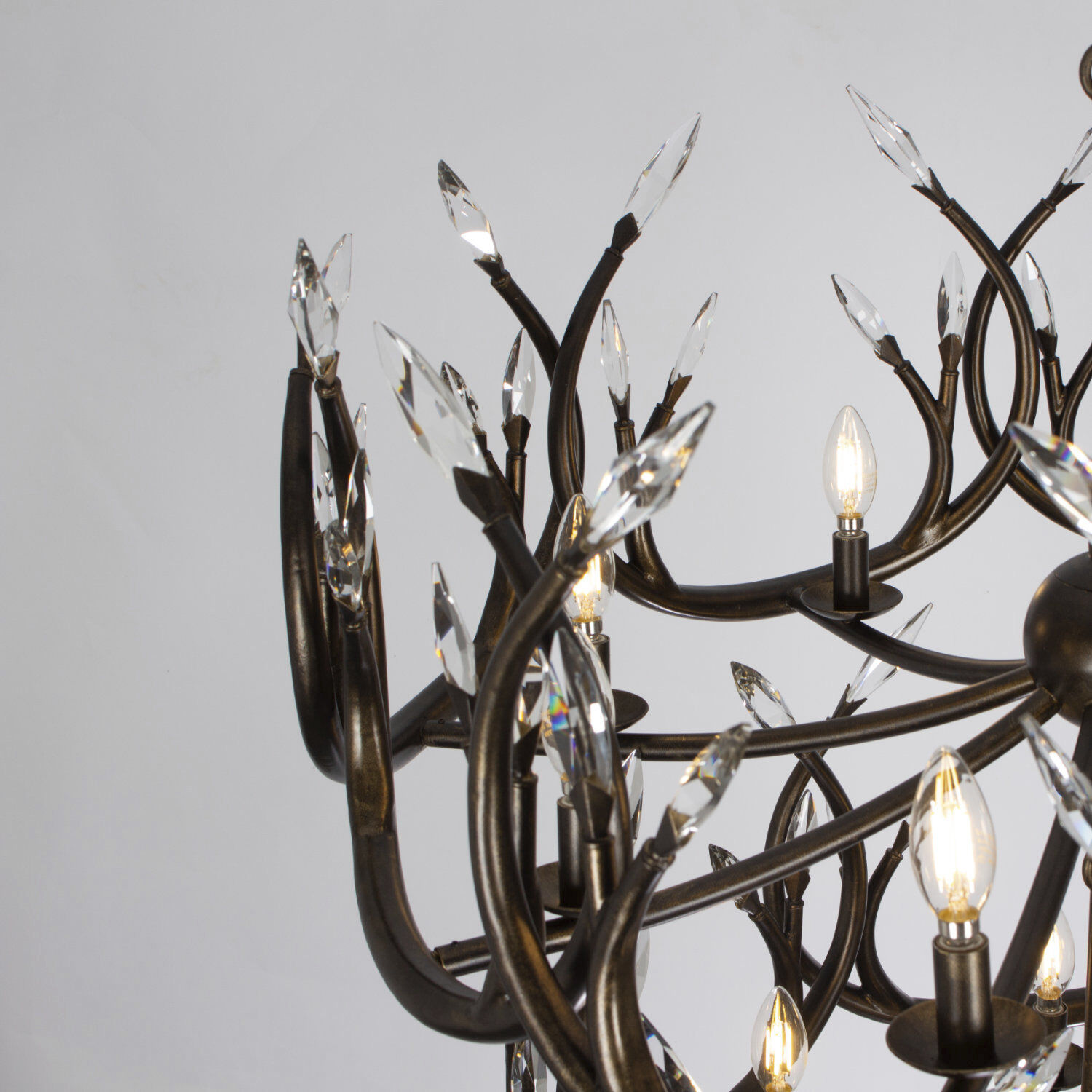 Chalet 18 Light 34 inch New English Bronze Dark Pendant Ceiling Light