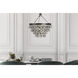 Bling 4 Light 20.5 inch Deep Patina Bronze Chandelier Ceiling Light
