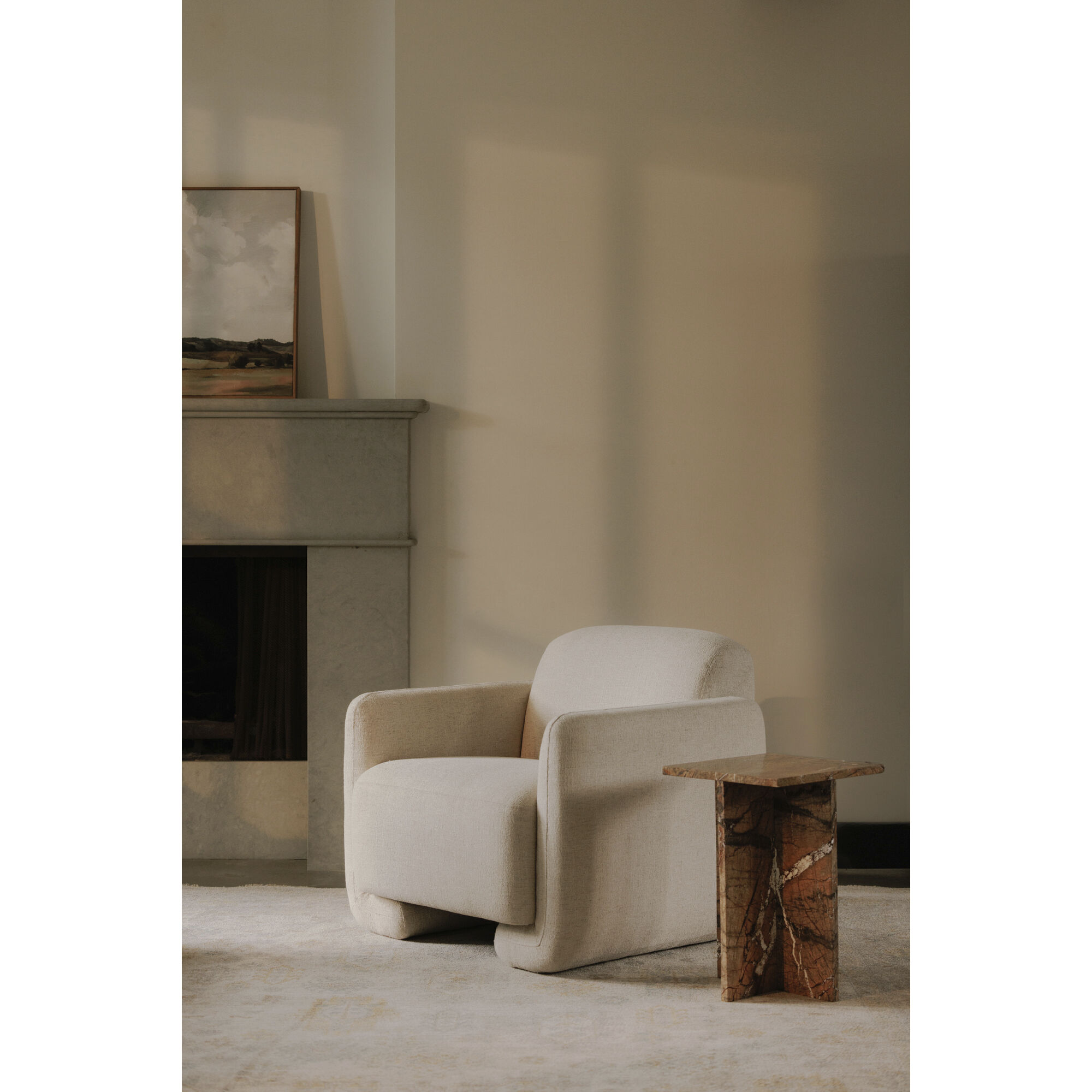 Blair 20 X 14 inch Gold Accent Table, Outdoor Use