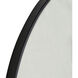 Cameron 32 X 32 inch Black Wall Mirror