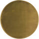 Salice 10 inch Antique Brass/Black Drinks Table