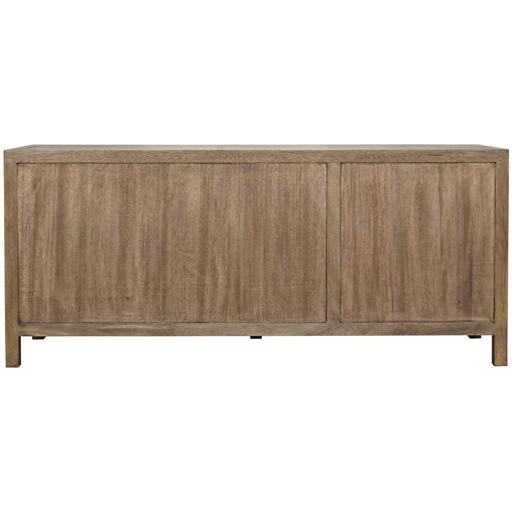 Quadrant 76 X 23 inch Washed Walnut Sideboard, 3 Door