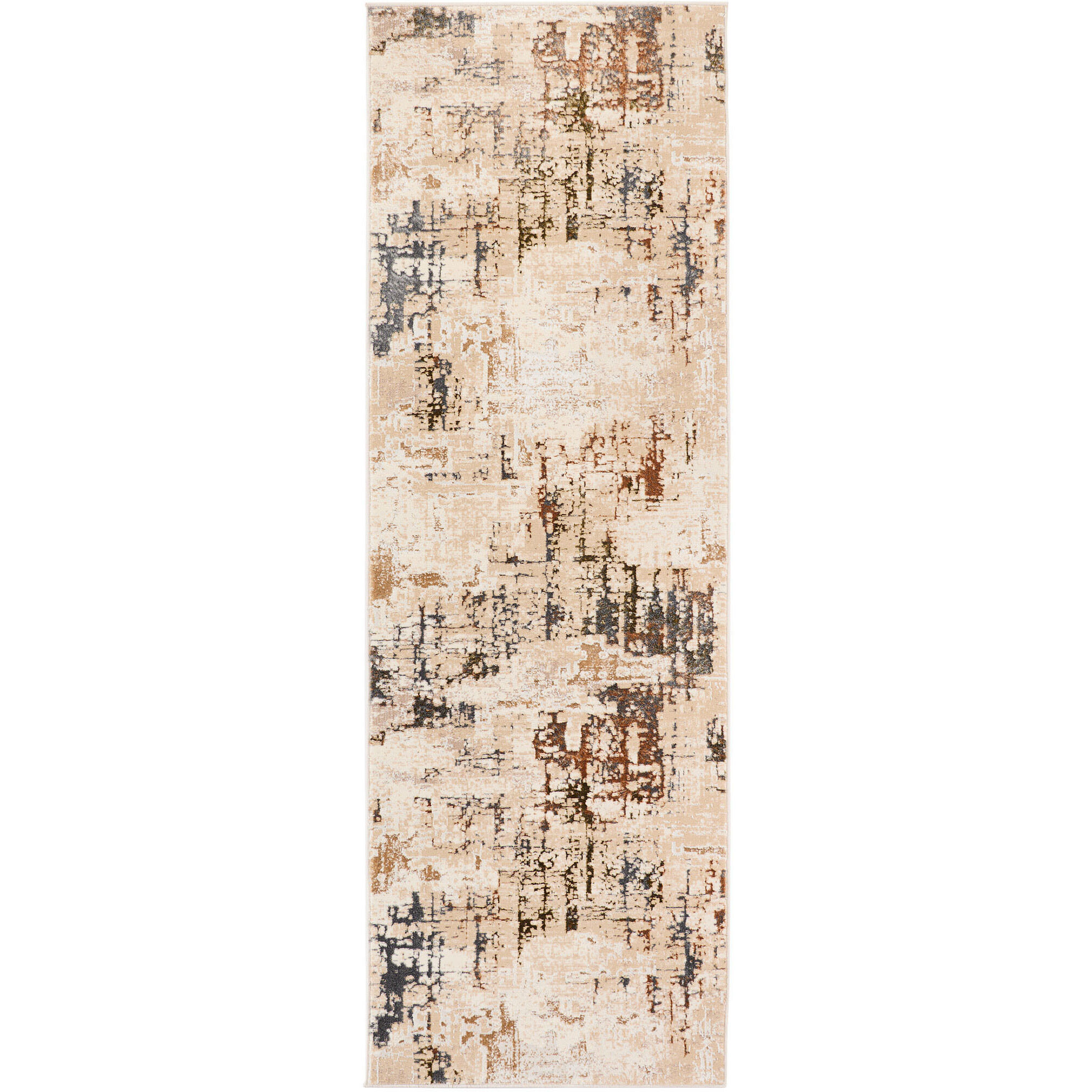 Salim Beige and Brown Indoor Rug