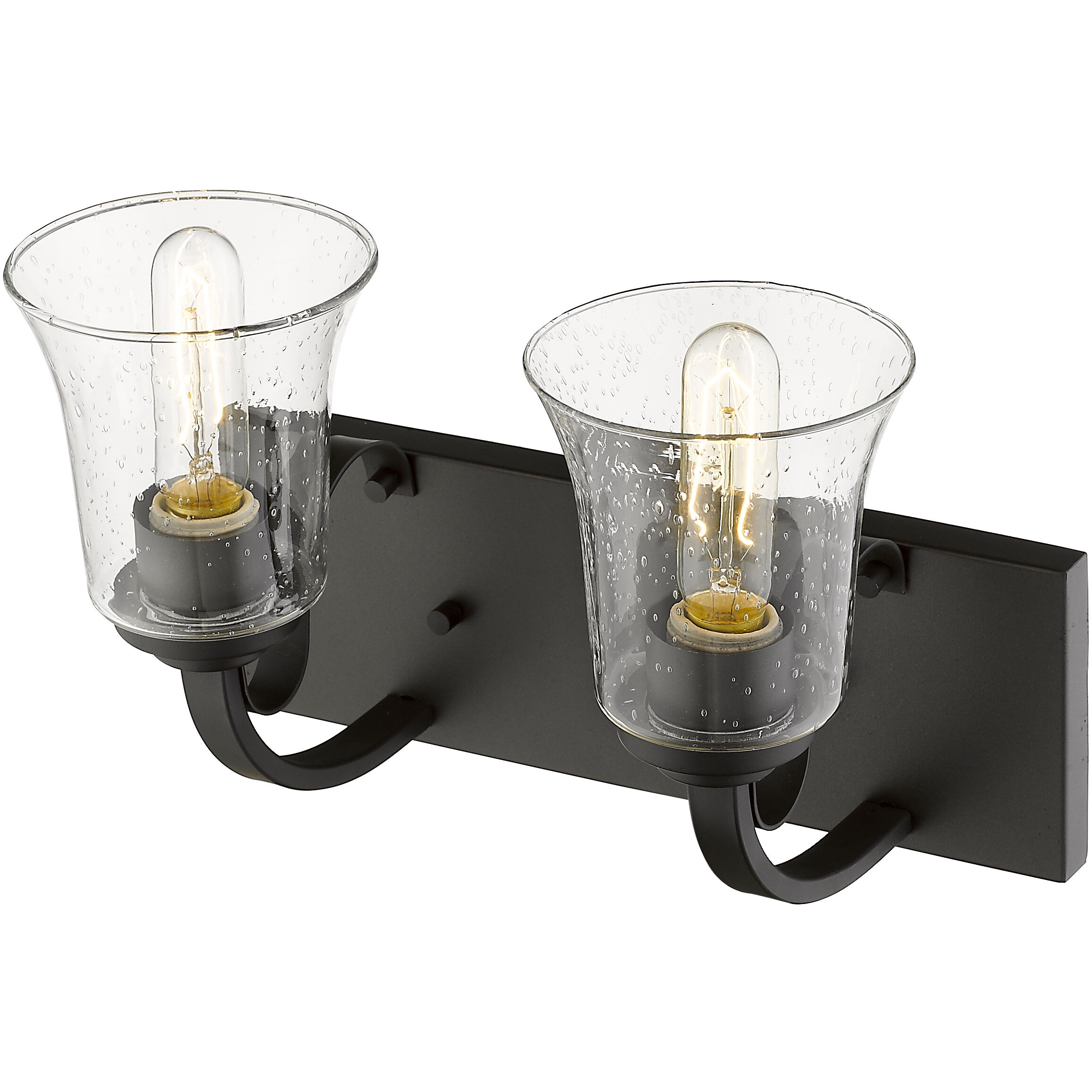 Halliwell 2 Light 14 inch Bronze Vanity Wall Light