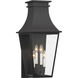 Gloucester 4 Light 26 inch Sand Coal Outdoor Wall Mount, The Great Outdoors