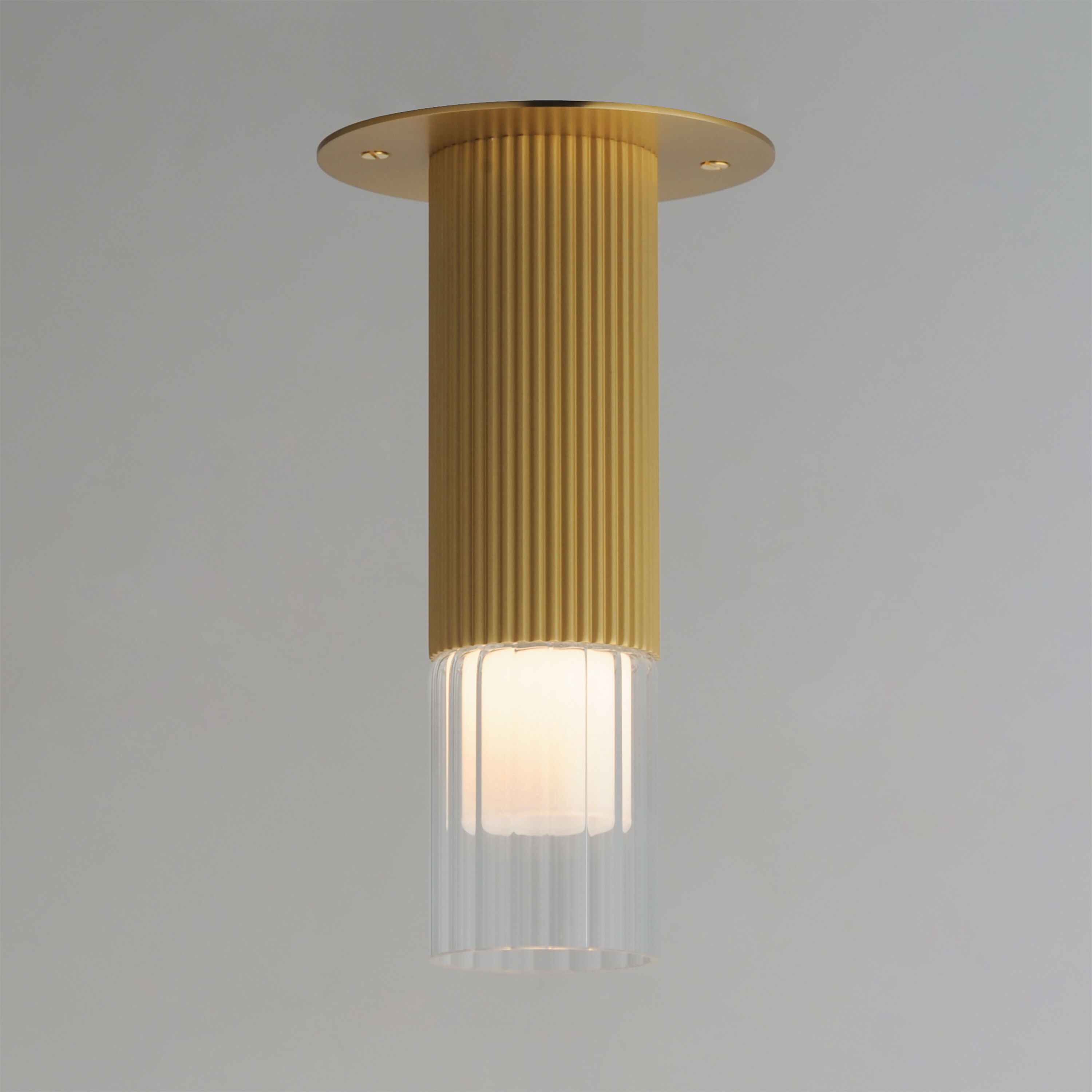 Reeds LED 2.5 inch Gold Flush Mount Ceiling Light