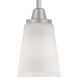 Wright 1 Light 5.75 inch Matte Nickel Mini Pendant Ceiling Light
