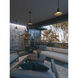 Gus 1 Light 10 inch Black Outdoor Pendant