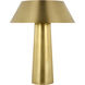 Sean Lavin Sesa 13 inch 2.20 watt Hand Rubbed Antique Brass Rechargeable Table Lamp Portable Light