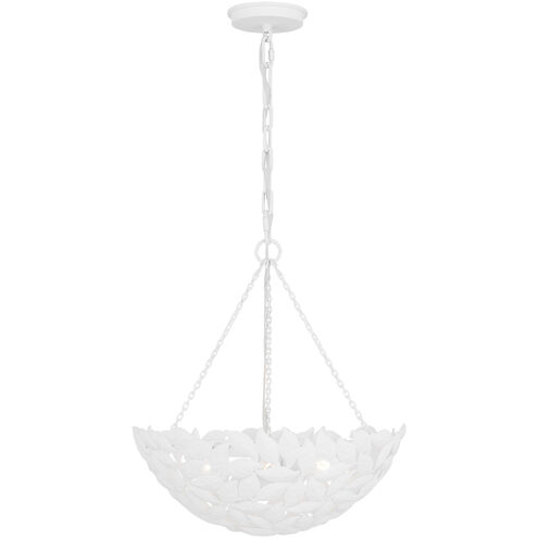 AH by Alexa Hampton Kelan 3 Light 16 inch Textured White Pendant Ceiling Light