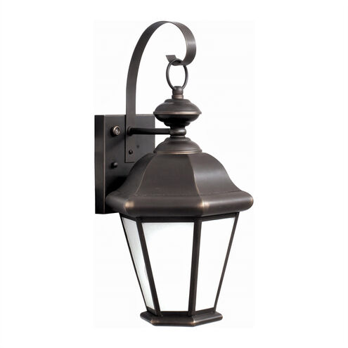 Signature 1 Light 17 inch Royal Bronze Outdoor Wall Lantern