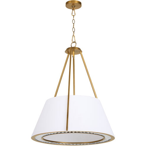 Gorham 4 Light 23 inch Brushed Brass Pendant Ceiling Light
